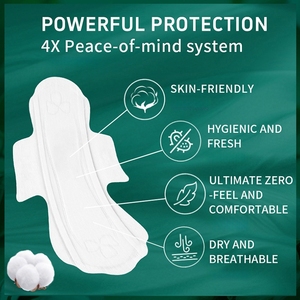 Hot Selling natürliche Bio-Baumwolle Damen binden für Frauen Menstruation perioden - Product Image 3