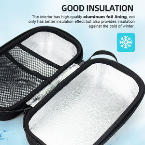 <span class=keywords><strong>Bomba</strong></span> medidora para diabéticos, estuche De Eva para llevar, Enfriador De Insulina a prueba De golpes - Product Image 4