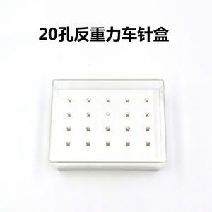 Boîte à fraises dentaires à haute et basse vitesse avec fonction anti-gravité à 20 trous, porte-fraises en carbure de tungstène en caoutchouc, matériau métallique électrique - Product Image 3