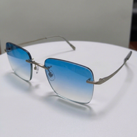 Lentille optique HMC Weishuo WS-101 MR8 en deux parties, couleur personnalisée, indice élevé 160, résine teintée bleu foncé, vente en gros, usine OEM ODM