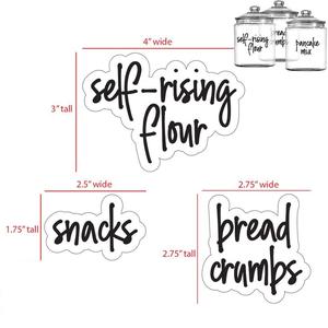 106 Đự<span class=keywords><strong>ng</strong></span> Thức Ăn Nhãn Dán Bằ<span class=keywords><strong>ng</strong></span> 7 <span class=keywords><strong>Ruby</strong></span> Đườ<span class=keywords><strong>ng</strong></span> Cho Nhà Bếp Tổ Chức Và Lưu Trữ - Product Image 4