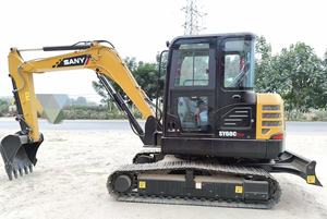 Excavadora Compacta Usada SANY SY60C de 6 Toneladas, Mini Excavadora con Motor Potente para Construcción, Agricultura y Jardinería - Product Image 2
