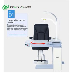Mesa Combinada de Optometría CP-600A con Silla Elevadora, Unidad de Mesas y Sillas para Silla de Refracción e Instrumentos Ópticos - Product Image 4