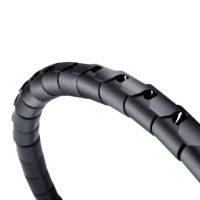Bande de protection spirale électrique flexible intelligente en PE 18 mm pour câbles, certifiée ROSH