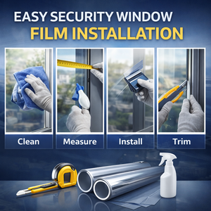 2 4 8 12 14 16 21 Mil Safety Security Building <strong>Window</strong> <strong>Film</strong> Anti Explosion Bulletproof Protection Heat <strong>Insulation</strong> for Glass - Product Image 5