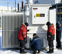 Transformador de Distribución Trifásico S13-M-800 de 10kV a 0.4kV, Alta Eficiencia, Sellado Herméticamente, Sumergido en Aceite, Refrigeración ONAN