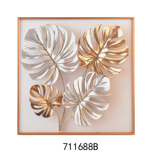 Phong Cách Mới Vuông Kim Loại Khung Hình Cho Trang Trí Nội Thất Thân Thiện Với Môi Chết Cắt Và UV In Ấn Tường Thủ Công Khung Gỗ - Product Image 3