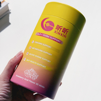 Tube en papier cylindrique personnalisé de qualité alimentaire écologique pour l'emballage de poudre de collagène