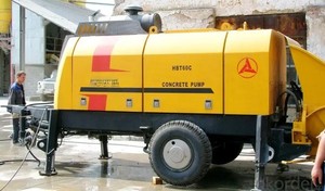 Bomba de Concreto Montada en Remolque HBT5008C-6Y, Fabricada en China - Product Image 3