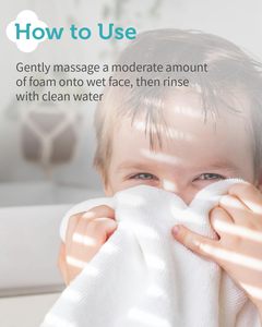 Nhãn Hiệu Riêng Hàn Quốc Centella Nhẹ Nhàng Giữ Ẩm Bé Mặt Rửa Bọt Sữa Rửa Mặt Cho Trẻ Em - Product Image 4