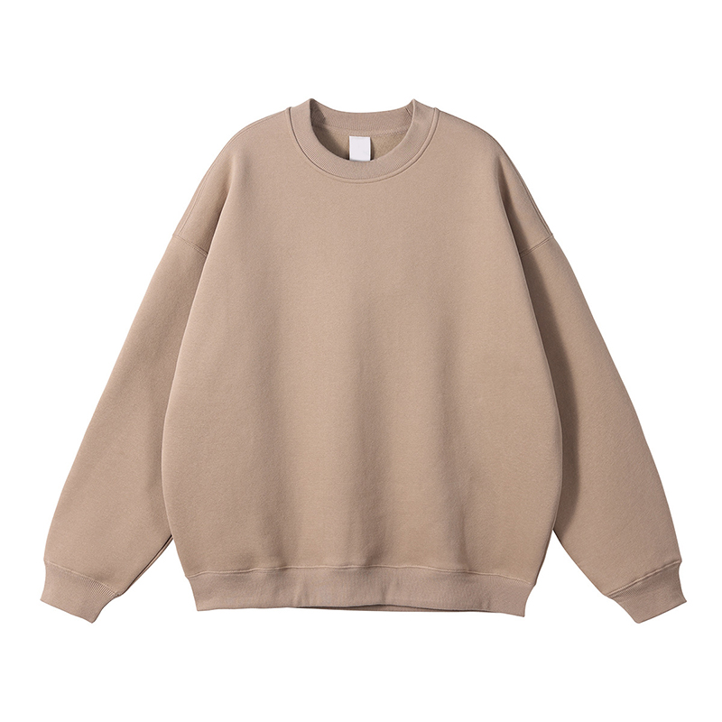 Gray apricot crewneck