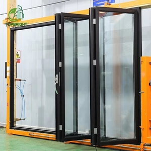 <span class=keywords><strong>Puerta</strong></span> Plegable de Metal para Exteriores de Diseño Moderno Topbright, <span class=keywords><strong>Puerta</strong></span> Plegable de Vidrio para <span class=keywords><strong>Terraza</strong></span> Resistente a Huracanes para Casas - Product Image 2