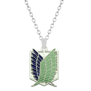 Collier Anime <span class=keywords><strong>attaque</strong></span> sur Titan, pendentifs ailes <span class=keywords><strong>de</strong></span> liberté scout Legion collier Couple pour Fans Collection - Product Image 5