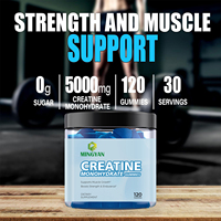 Gomitas de Creatina Monohidrato OEM/ODM 5000mg, Suplemento Deportivo para Adultos, Crecimiento Muscular, Gestión de Energía, Alfa-GPC, B12, Resistencia
