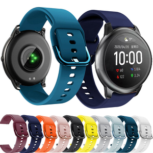 Thể Thao Silicone 22Mm Watchband Đối Với Xiaomi Haylou Năng Lượng Mặt Trời <span class=keywords><strong>LS05</strong></span> Dây Đeo Ban Đầu Thông Minh Dây Đeo Cổ Tay Vòng Đeo Tay Đầy Màu Sắc Thời Trang Phụ Kiện - Product Image 1