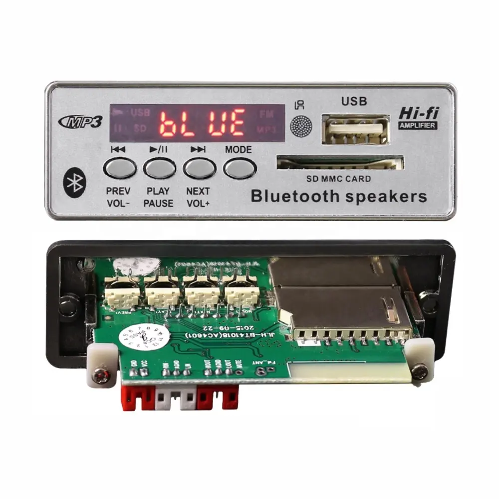 JLH-placa decodificadora Mp3, módulo de Audio de 12v, ranura para tarjeta Sd de Radio Tf/Usb/Fm/Control remoto