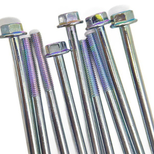 Grade 8.8 Extra Long Bolt Shafts 8.8 <strong>Galvanized</strong> Steel Extended Flange <strong>Screws</strong> for Automotive Motor Battery Pack Bracket <strong>Screws</strong> - Product Image 4