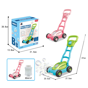 Toddler Bubble <strong>Lawn</strong> <strong>Mower</strong> Outdoor Bubble Blower Machine 1-Year-Old Boys' Push <strong>Toy</strong> Gift Made Durable Plastic for Easter Summer - Product Image 4