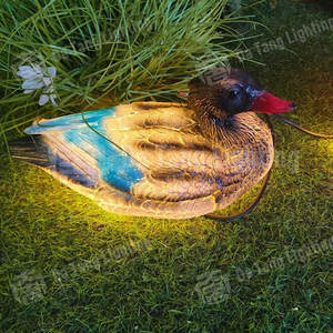 Lumière décorative Ip65 en forme de canard mandarin pour parcs, sentiers en bordure de lac et plateformes de observation en bordure de mer - Product Image 6