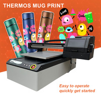 Format besar Rotari xp600 tabletop a1 a2 a3 karton bergelombang uv flatbed printer uv tempat tidur datar