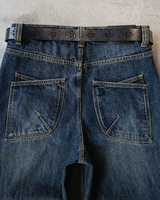 Jeans déchirés pour hommes style urbain, coupe décontractée, jambe large, effet délavé, avec plusieurs déchirures, OEM/ODM