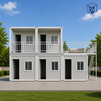 Maison préfabriquée en conteneur à livraison rapide pour camp minier avec toilettes, structure en acier conçue pour les environnements difficiles Ray-Zen