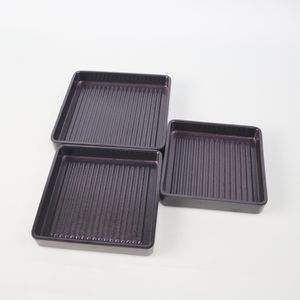 ไขควงหม้อร้อนสำหรับบาร์บีคิวเชิงพาณิชย์สุดสร้างสรรค์จานซูชิสีดำฝ้าทำจากพลาสติกญี่ปุ่น - Product Image 4