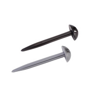 Piquets de tente en plastique YXDY légers en PP, de 8,5 cm à 35 cm, à visser, dentelés, pour bâche, auvent, plage, sable, extérieur