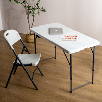 Chaise pliante en plastique solide, moderne, blanche, d'extérieur, incassable, empilable, pour événements, maison, bar et hôtel, vente en gros à prix réduit