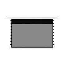 Écran de projection motorisé escamotable pour plafond, ultra grand angle, ALR 4K HD PET, moteur silencieux UST pour salle