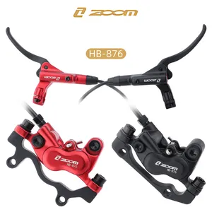 ZOOM HB-876 4 Kolben Hydraulische Bremsen Scheiben bremse 800mm/1400mm MTB Mountain Öldruck bremse Fahrrad teile Schwarz, Rot