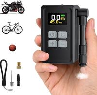 Accessoires de vélo, mini compresseur d'air pour vélo de route, pompe à vélo électrique avec tuyau flexible et valve Presta et Schrader