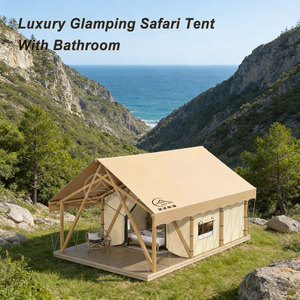 <span class=keywords><strong>Tente</strong></span> de jardin 4 saisons, <span class=keywords><strong>tente</strong></span> de <span class=keywords><strong>camping</strong></span> en toile d'extérieur, lodge de glamping de luxe avec structure en bois - Product Image 1