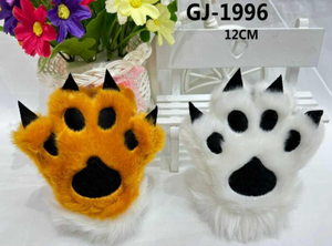 Gants en peluche en forme de pattes d'animaux, 12 cm, chauffe-mains pour enfants et adultes - Product Image 3