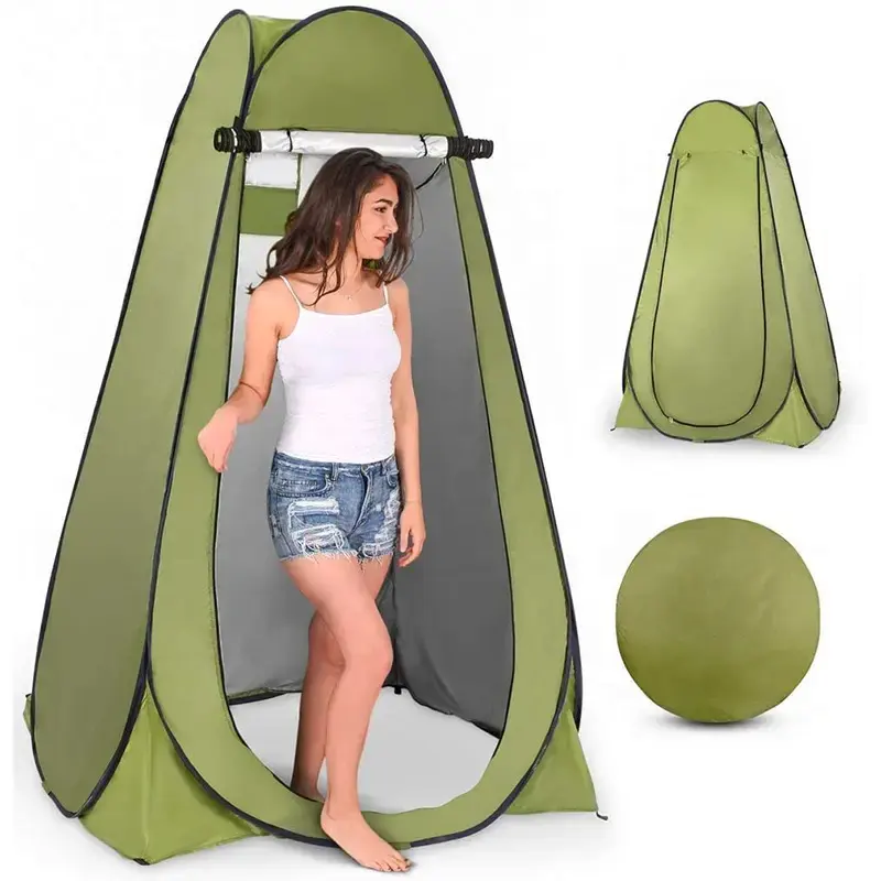 Portable mis en place auvent de pêche en plein air camping dressing toilette douche tente de fête