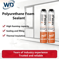 Mousse polyuréthane expansive anti-rétrécissement 750 ml, mousse PU dure en spray pour la construction