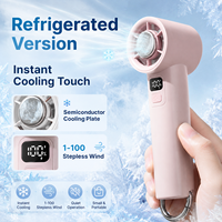 Ventilateur de cou portable turbo-refroidissant, refroidissement instantané en 1 seconde pour les sports d'été