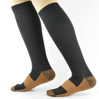 Hommes Femmes 20-30 MMHG Chaussettes de compression à haute circulation pour la course à pied Athletic Cycling