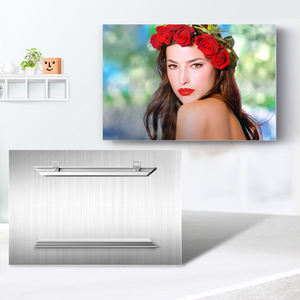 luxus-kunst-design druck glänzende farbe sublimationsdruck auf aluminium metall-poster benutzerdefinierte HD-fotodrucke für ihre hochzeit aus metall - Product Image 6