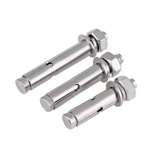 201 Stainless Steel Expansion Bolt Metric Hex Head Standard Thread Plain Finish With Nut And Washer For General Use - Product Image 2