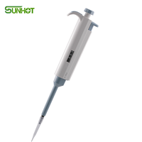 Pipettes de laboratoire Offre Spéciale à canal unique et à huit canaux ajustent le volume Top