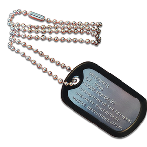 Nhà Máy Trực Tiếp Tùy Chỉnh Dập Nổi Bạc Mạ <span class=keywords><strong>Dog</strong></span> <span class=keywords><strong>Tag</strong></span> Với Vòng Cao Su Với Laser Khắc Từ - Product Image 2