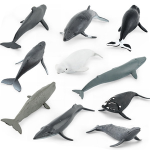 xinhen Set <span class=keywords><strong>de</strong></span> Modelos <span class=keywords><strong>de</strong></span> Simulación <span class=keywords><strong>de</strong></span> Vida Marina Transfronterizos: Ballena Espada, Ballena, Ballena Sperma, Ballena Mink, Adorno Estático - Product Image 3