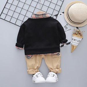 Conjunto de Ropa Escolar Informal de Otoño para Niños, Trajes para Niños, Conjuntos de Camisas y Pantalones para Bebés Niños de China - Product Image 2