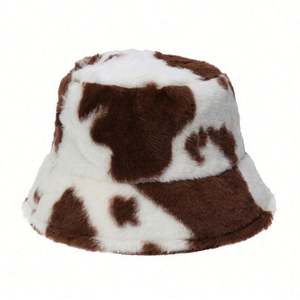 Conjunto de Bolso y Sombrero de Pescador Mini de Piel Sintética Ecológica para Mujer, Moda Diaria y de Fiesta 2021 - Product Image 2