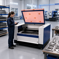 Machine de découpe laser intelligente à double source lumineuse 1200W, système Au3Tech, axe Z, évitement automatique des plaques minces, découpe par lots