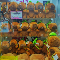 ZHEYI Anime jouets en peluche distributeur automatique Mini porte-clés en peluche pas cher 8 pouces griffe Machine jouets en peluche