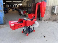 Machine à couper, déchiqueter et broyer multifonctionnelle 3 en 1, à usage sec et humide, pour couper et broyer les tiges de maïs et l'herbe