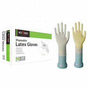 Guantes de látex desechables, sin polvo, para examen médico, uso hospitalario - Product Image 6