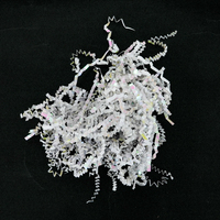 Papier de rembourrage ondulé en vrac, herbe de papier colorée, papier déchiqueté ondulé
